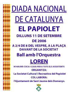  Diada Nacional de Catalunya al Papiolet
