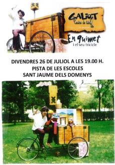  Festa Major: Titelles 'En Quimet i el seu tricicle'