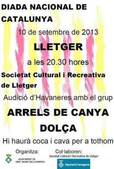  Diada Nacional de Catalunya a Lletger