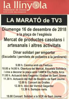 Mercat de productes casolans i artesans per la Marató de TV3