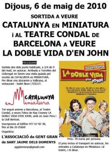  Visita a Catalunya en Miniatura i al teatre amb l'Associació de Gent Gran
