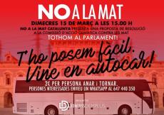 El 15 de març es presenta una resolució contra la MAT al Parlament de Catalunya